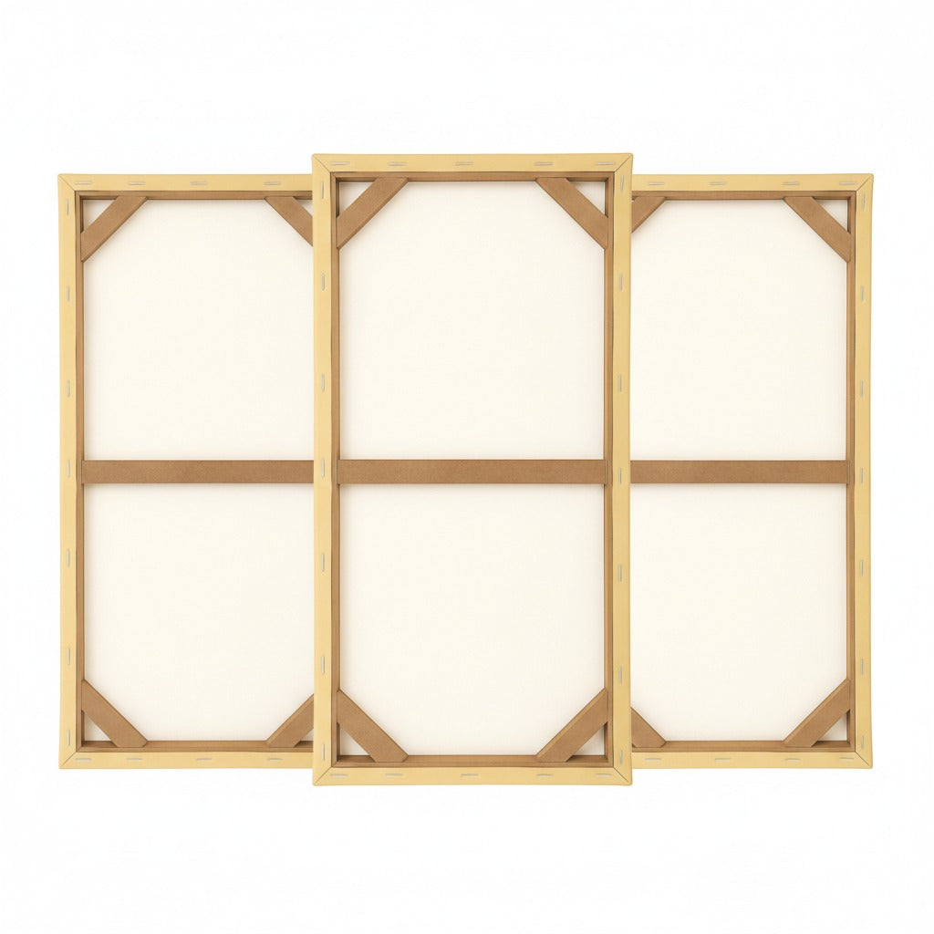 Tríptico Floral “Aurora Malva”