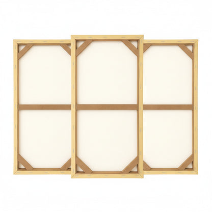 Tríptico Floral “Aurora Malva”